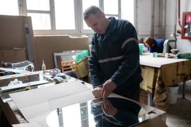 Minsk, Beyaz Rusya - 18 Şubat, 2019: fabrika üretim o için