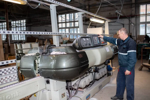 Minsk, Beyaz Rusya - 18 Şubat, 2019: fabrika üretim o için