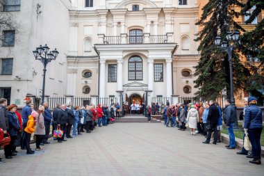 Minsk, Beyaz Rusya - 1 Marth, 2019: Geleneksel Paskalya alayı