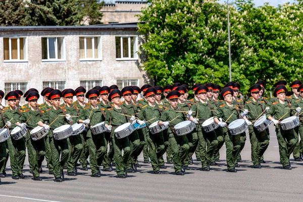 Mińsk, Białoruś-1 Juny, 2019: żołnierze Armii białoruskiej m — Zdjęcie stockowe