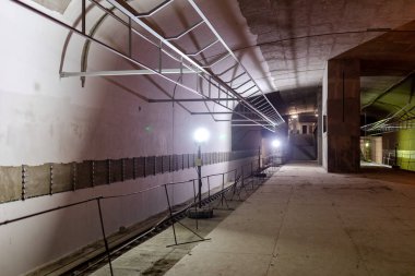 İnşaatta metro tüneli