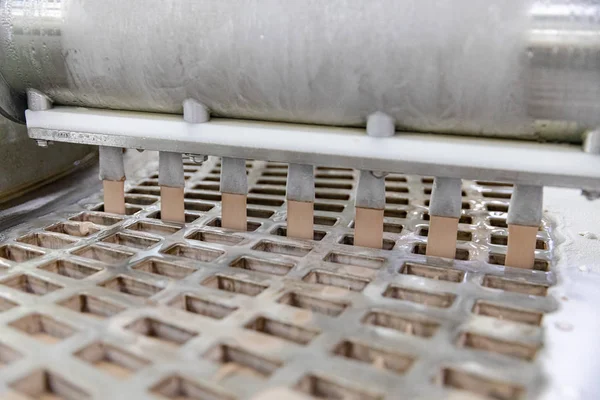 The conveyor automatic lines for the production of ice cream