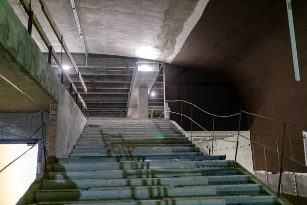 Subway tunnel in construction