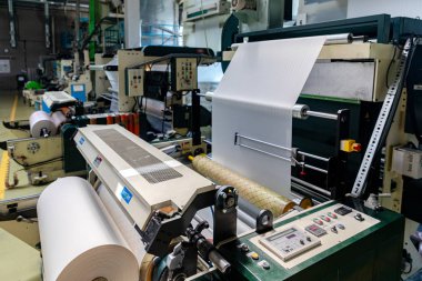 Minsk, Belarus-1 Haziran, 2019: Bio üretimi için fabrika