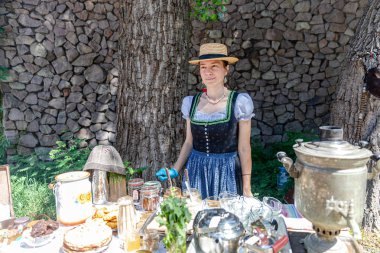 Minsk, Belarus-1 Haziran, 2019: çiftlik ecomarket