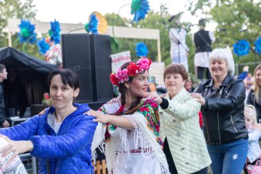 Minsk, Beyaz Rusya - 3 Ağustos 2019: Gençler