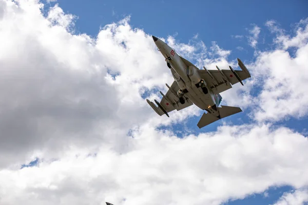 MINSK, BELARUS - 3 de agosto de 2019: Fuerza Aérea Rusa y Belorussi — Foto de Stock