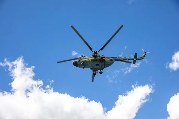 Minsk, Vitryssland-augusti 3, 2019: ryska flygvapnet och Belorussi — Stockfoto