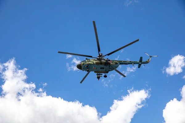 Minsk, Beyaz Rusya - 3 Ağustos 2019: Rusya Hava Kuvvetleri ve Belorussi — Stok fotoğraf