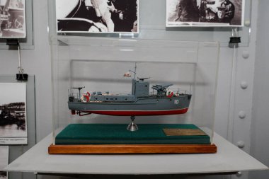 MINSK, BELARUS - 1 Mayıs 2020: Denizlerin Keşif Tarihi Müzesi