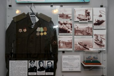 MINSK, BELARUS - 1 Mayıs 2020: Denizlerin Keşif Tarihi Müzesi