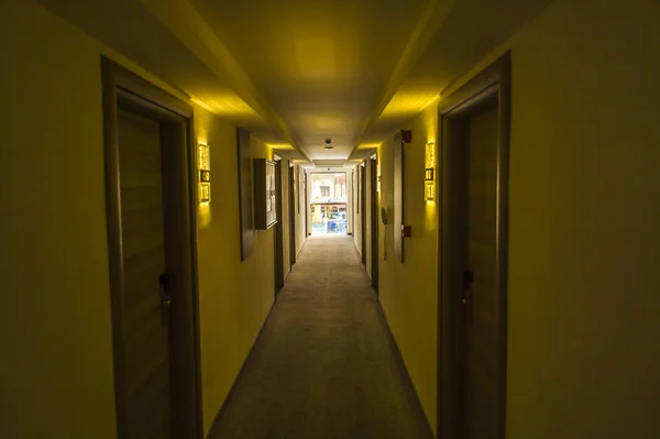 美しい高級ホテルの廊下 — ストック写真