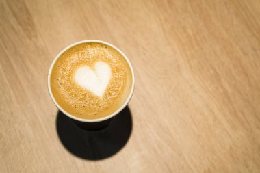 Masada sıcak Cappuccino