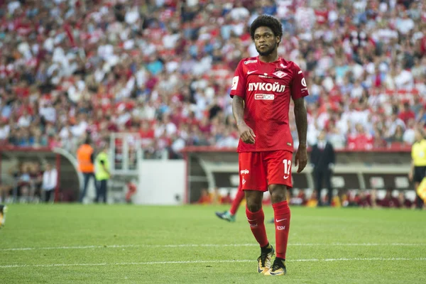 Rusya, Moskova, Ağustos 2017: İleri, Spartak futbol kulübü Luiz Adriano