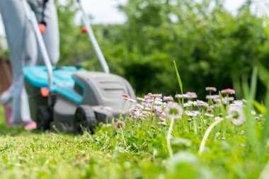 Açık alt çim biçme