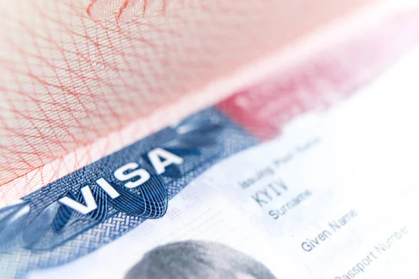 Amerika Birleşik Devletleri inspription ABD'ye giriş vizesi