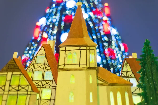 Riesiger Weihnachtsbaum Auf Dem Alten Markt Dortmund — Stockfoto