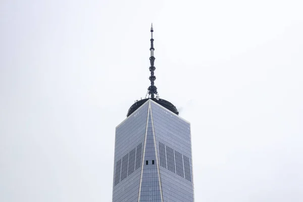 Nova York Eua Novembro 2018 Fumaça Telhado World Trade Center — Fotografia de Stock