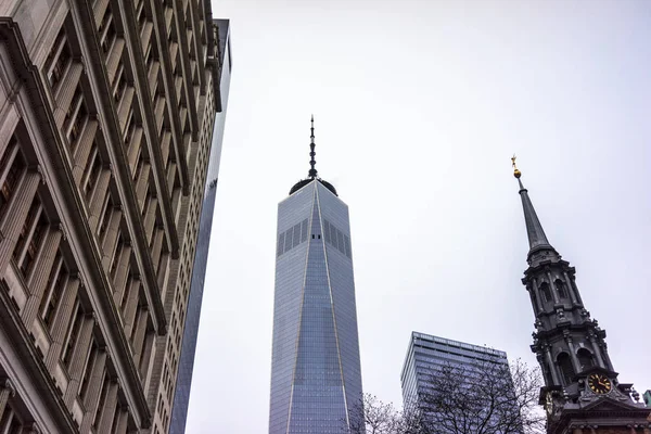 Nueva York Estados Unidos Noviembre 2018 Humo Techo Del World — Foto de Stock