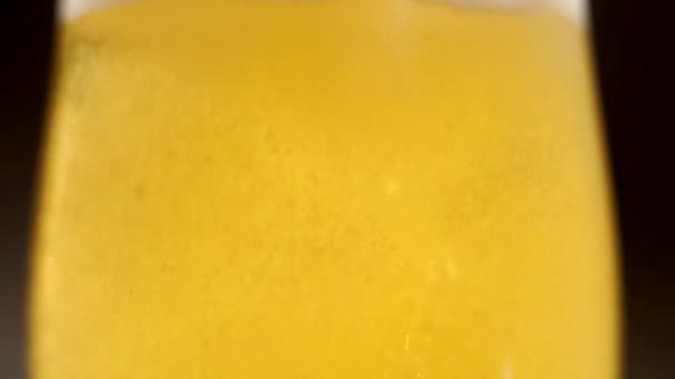 Glas Voll Bier — Stockvideo