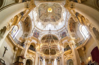 tavan st. nicholas Kilisesi, Prag, Bohemya, Çek Cumhuriyeti