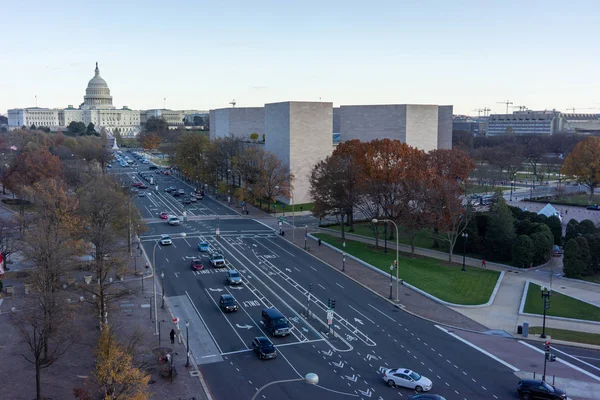 Usa Washington December 2019 View Museum Capitol Building City Washington — Stock Photo, Image