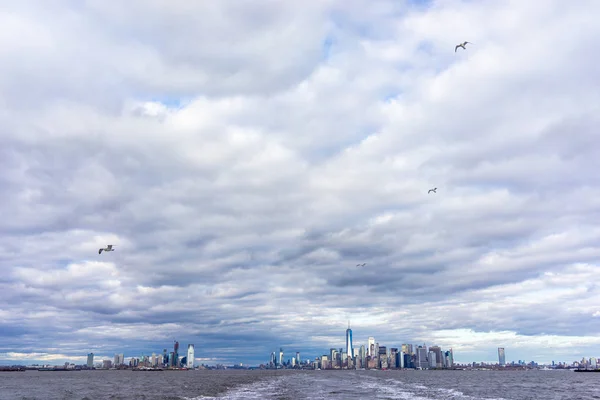 Panorama Nova York Skyline Dia — Fotografia de Stock