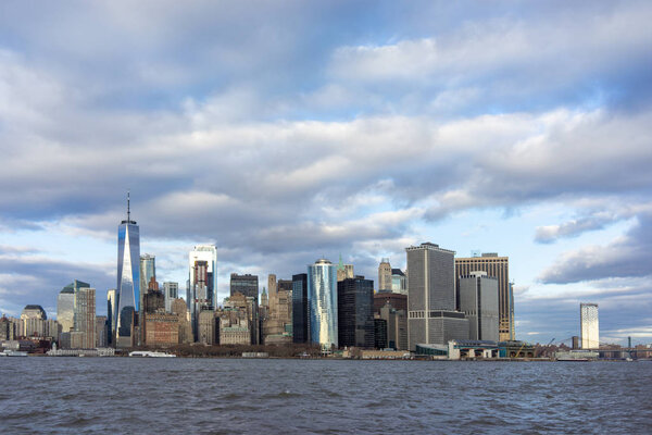 New York City panorama skyline at day