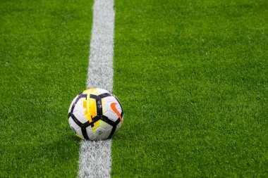 Rusya, Moskova: veb Arena stadyumunda Nike futbol topu