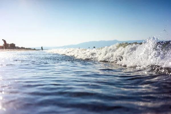 Olas Playa Creta — Foto de Stock