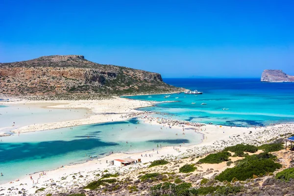 Balos lagün adada Crete, Yunanistan