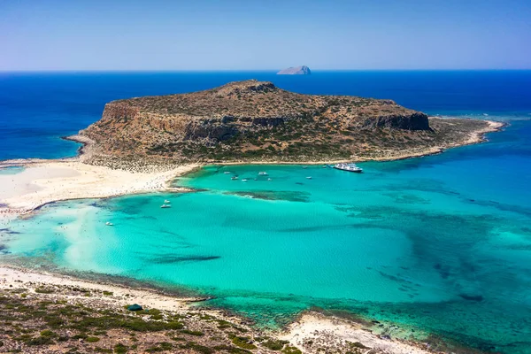 Balos lagün adada Crete, Yunanistan