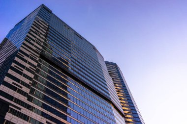 Moskova Uluslararası İş Merkezi akşam