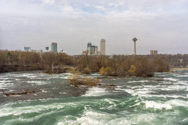 Usa Niagara Falls Abril 2019 Rio Niagara Dos Estados Unidos — Fotografia de Stock