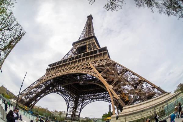 Paris France 2019 Eiffelturm Sonnigen Frühlingstag Paris Franz — Stockfoto
