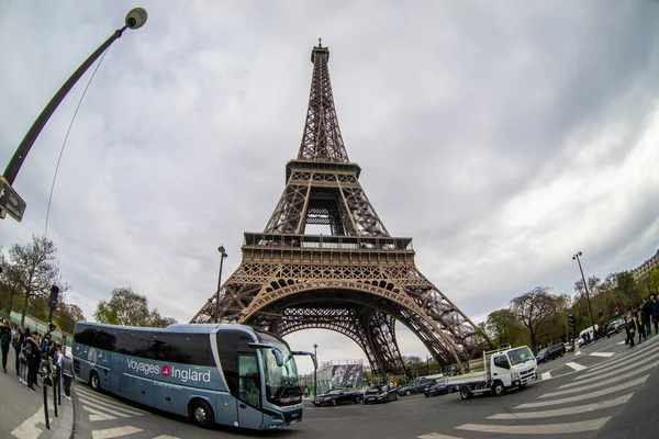 Paris France 2019 Eiffelturm Sonnigen Frühlingstag Paris Franz — Stockfoto