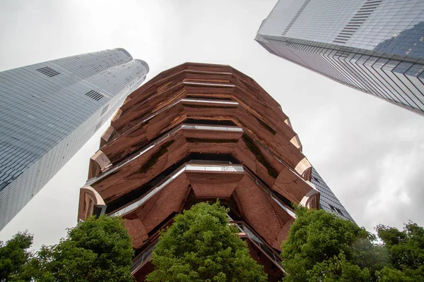 Usa New York 2019 Vessel Story Art Sculpture Hudson Yards — Stock Photo, Image