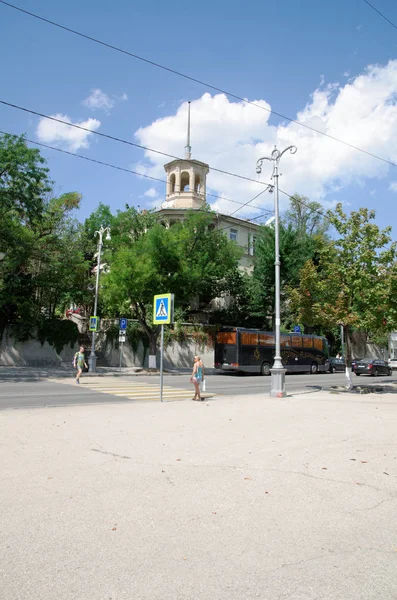 Paseo Fotográfico Sebastopol Crimea Mar Negro Verano — Foto de Stock