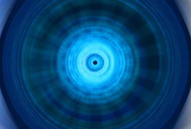 Mavi Sci-Fi dairesel süs desen veya arka plan soyut