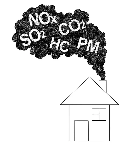 Air Ecology and the problem of air pollution Stock Vector Image & Art -  Alamy