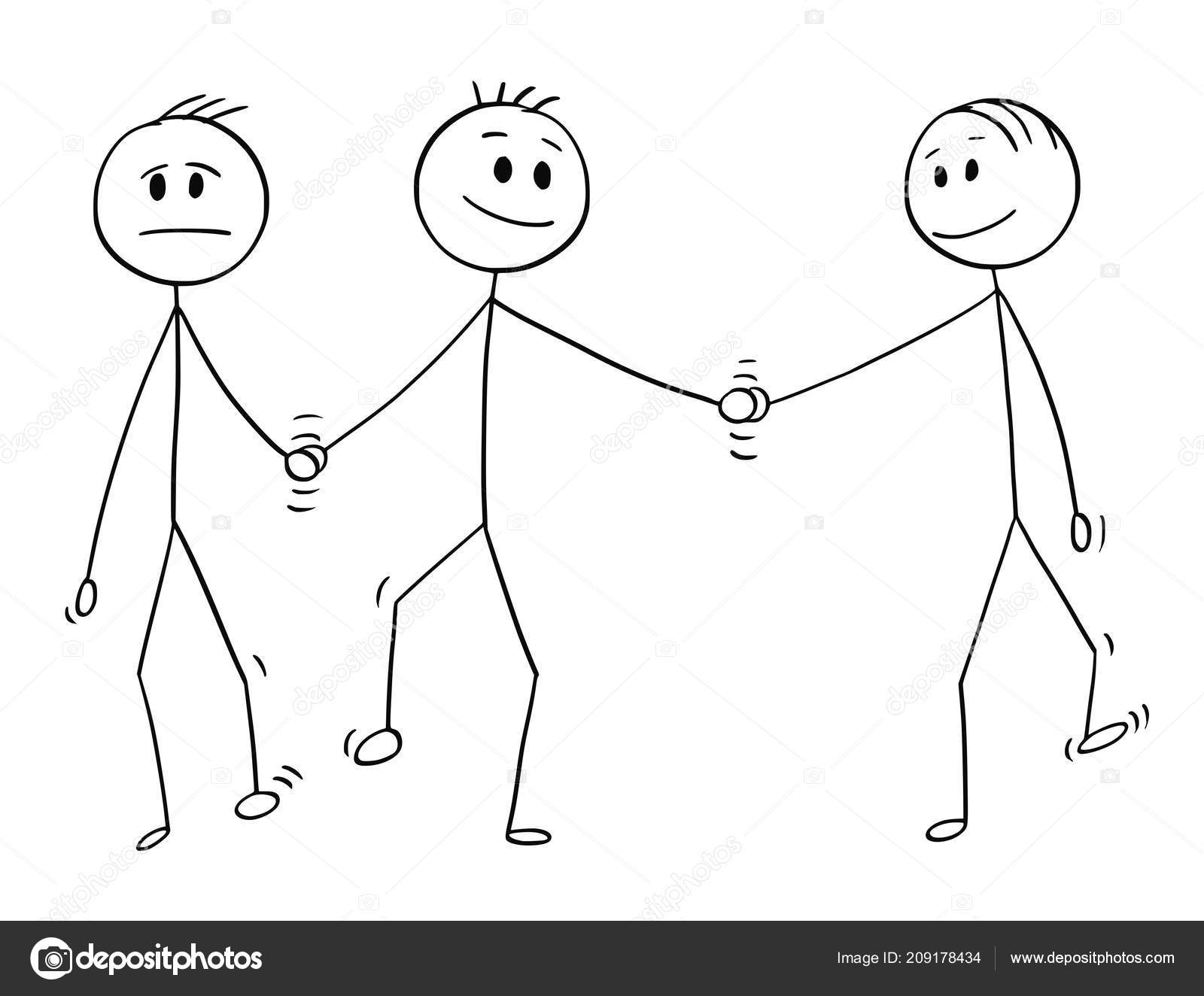Featured image of post Stick Men Holding Hands Stick man celebrates holding both hands up surrounded by other stick men icons vector illustration