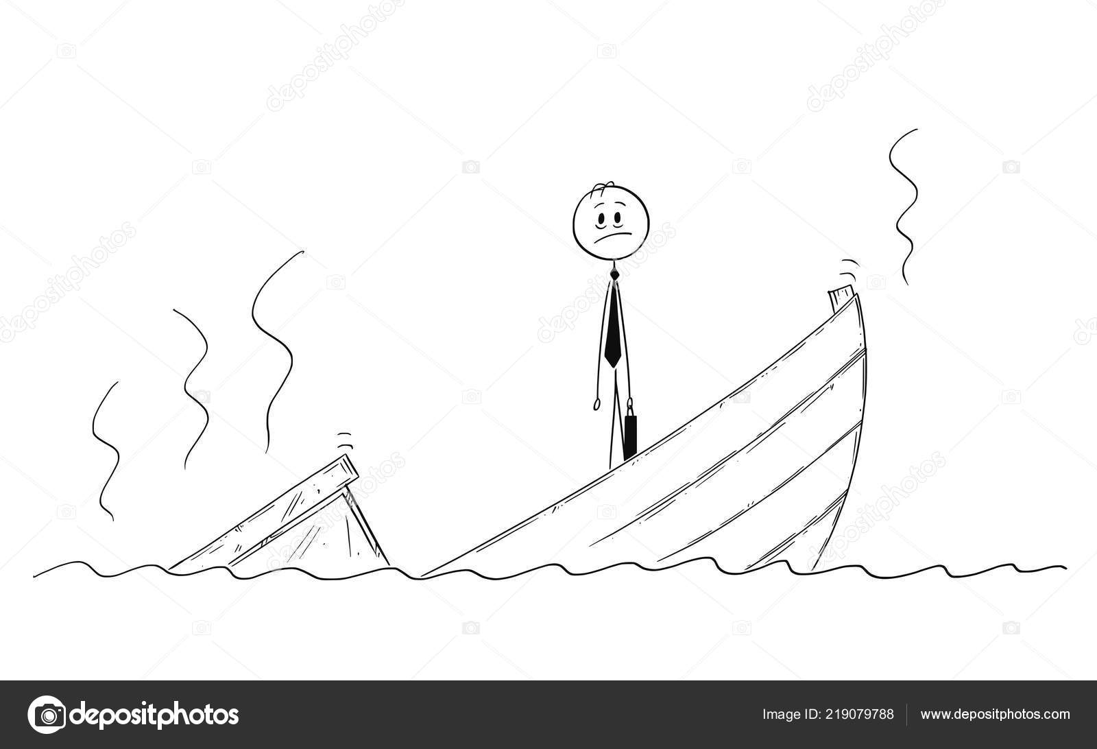 Sinking Boat Cartoon Image Cartoon Of Politician Or