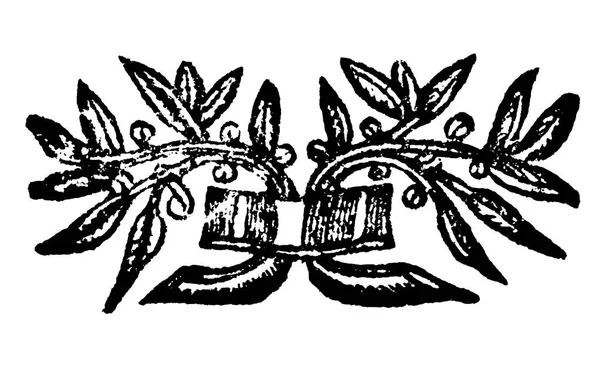 Урожай векторний малюнок або гравюра маленької гранжевої антиквіткової квіткової прикраси дизайн — стоковий вектор