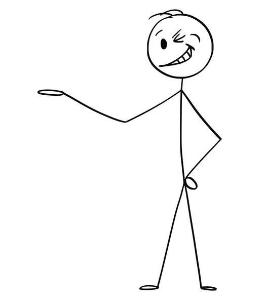 Hand drawn stickman skeleton with silly smile Vector Image