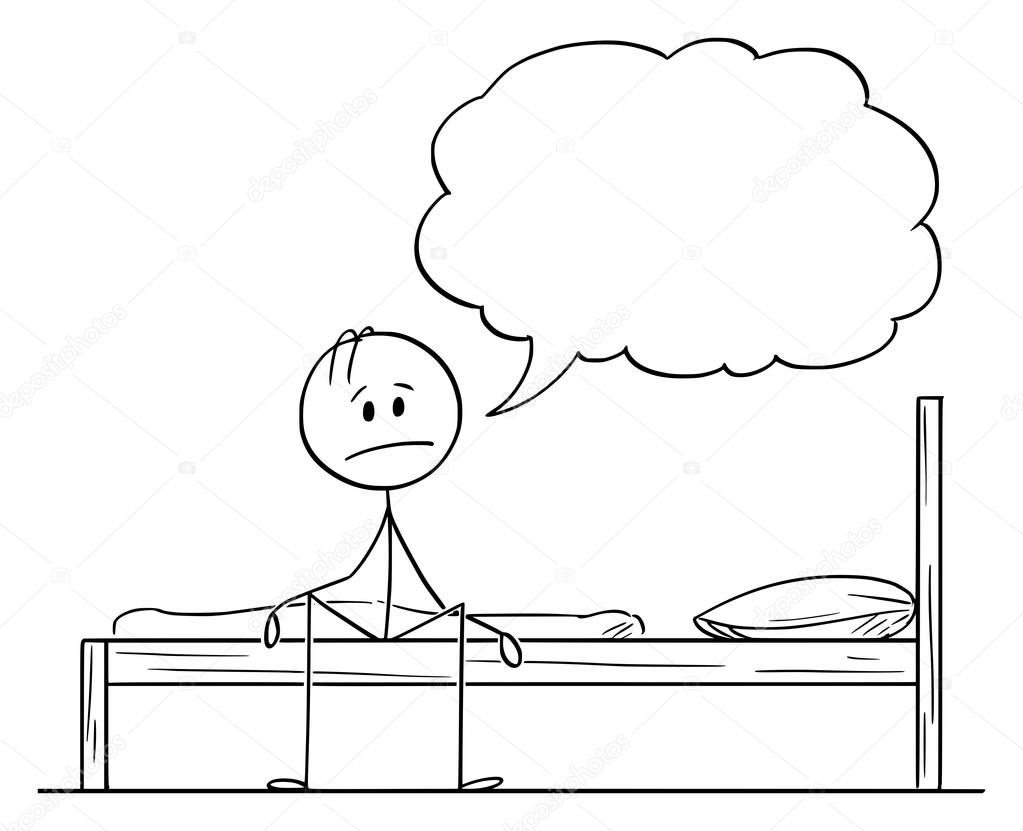 wallpapers Drawing Of Someone Sitting On A Bed vector cartoon stick figure drawing
