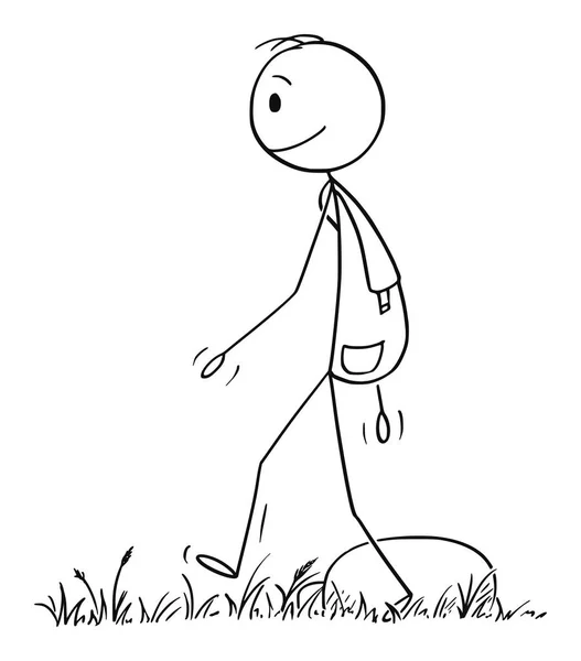 Premium Vector  Stick figure man, isolated, vector