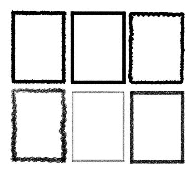 Vector Hand Klasik Grunge Sketchy Doodle Süsleme Tasarımları.