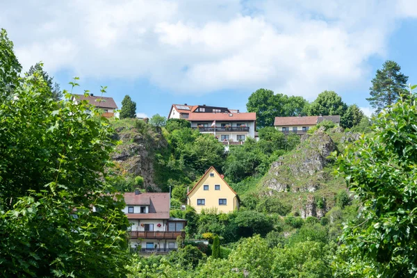 Pottenstein Villaggio Svizzera Franconiana Germania — Foto Stock