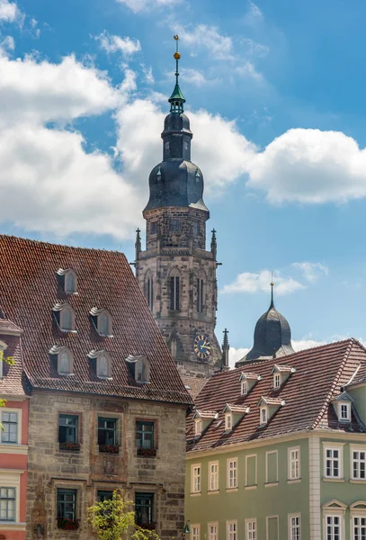 Kościół Coburg Bawaria Niemcy — Zdjęcie stockowe