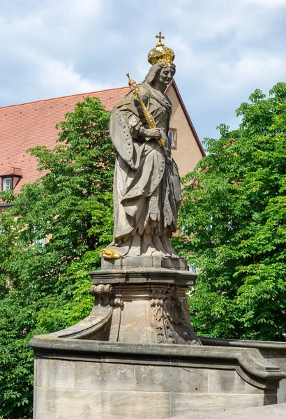 Skulptur Kunigunde Bamberg Byggd 1750 Från Johann Peter Benkert — Stockfoto